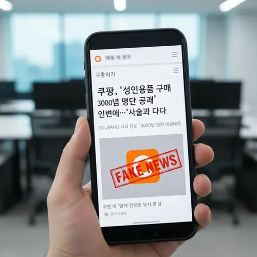 쿠팡 성인용품 구매 명단 공개 논란 이미지