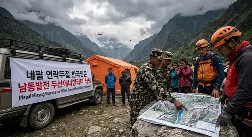네팔 연락두절 사고 이미지