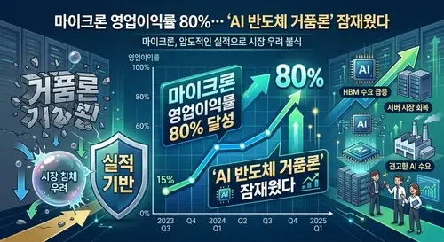 마이크론 실적 발표 이미지
