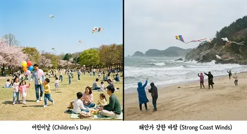 어린이날 맑은 날씨