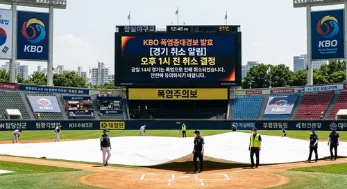 KBO 폭염 중대 경보