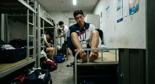 Asian Games Bed Issue